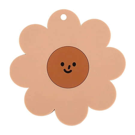 Scalding Heat Insulation Soft Silicone Drink Coaster Sunflower Shape Bowl