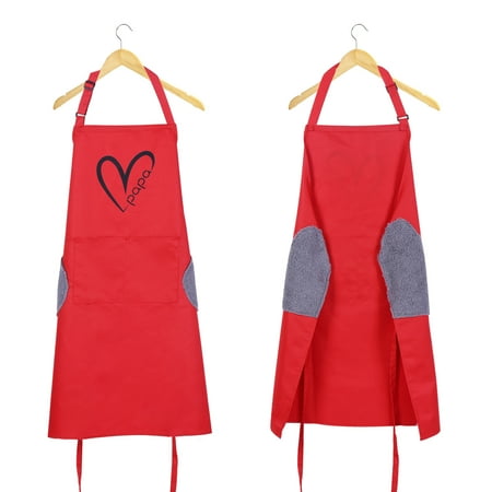 Kitchen cooking apron love pattern parent-child apron suitable for the whole family to use
Kitchen cooking apron love pattern parent-child apron suitable for the whole family to use