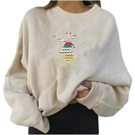 JDEFEG Womens Medium Shirts Ladies Long Sleeve Classic Print O Collar Sweatshirt Casual Christmas Top Blouse Cotton Scrub Tops Women Cotton Beige Xl
JDEFEG Womens Medium Shirts Ladies Long Sleeve Classic Print O Collar Sweatshirt Casual Christmas Top Blouse Cotton Scrub Tops Women Cotton Beige Xl