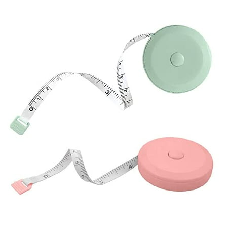 Egebert 2 Pack Soft Automatic Retractable Tape Measure.60inch/150cm Body Waist Tailor Sewing Craft Cloth Fabric Measurement Digital Tape Mini Collectible Pocket Kids Measuring Tape Tool(Green Pink)
Egebert 2 Pack Soft Automatic Retractable Tape Measure.60inch/150cm Body Waist Tailor Sewing Craft Cloth Fabric Measurement Digital Tape Mini Collectible Pocket Kids Measuring Tape Tool(Green Pink)
