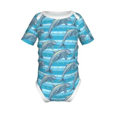 Yiaed Dolphin Print Infant Climbing Short Sleeve Onesie One-Piece Baby Bodysuit Clothes 0-12 Months -12 Months
Yiaed Dolphin Print Infant Climbing Short Sleeve Onesie One-Piece Baby Bodysuit Clothes 0-12 Months -12 Months