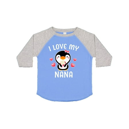 Inktastic I Love My Nana with Cute Penguin and Hearts Gift Toddler Toddler Girl T-Shirt
Inktastic I Love My Nana with Cute Penguin and Hearts Gift Toddler Toddler Girl T-Shirt