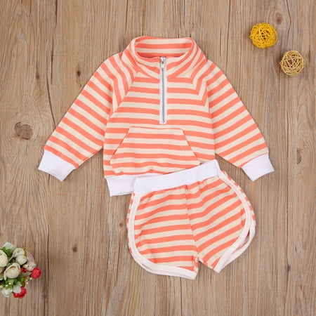 One opening Kids Girls Top Shorts Long Sleeve Zipper Round Collar Elastic Hem Clothes Fall Pants
One opening Kids Girls Top Shorts Long Sleeve Zipper Round Collar Elastic Hem Clothes Fall Pants