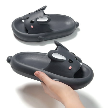 Women Bathroom Slippers Cute Rabbit Soft Sole Non-slip Open Toe Shower Slide Sandals House Shoes
Women Bathroom Slippers Cute Rabbit Soft Sole Non-slip Open Toe Shower Slide Sandals House Shoes