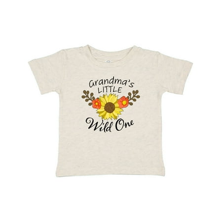 Inktastic Grandma s Little Wild 1 with Beautiful Sunflower Gift Baby Boy or Baby Girl T-Shirt
Inktastic Grandma s Little Wild 1 with Beautiful Sunflower Gift Baby Boy or Baby Girl T-Shirt