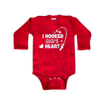 Inktastic I Hooked Gigi s Heart with Fishing Rod Gift Baby Boy or Baby Girl Long Sleeve Bodysuit
Inktastic I Hooked Gigi s Heart with Fishing Rod Gift Baby Boy or Baby Girl Long Sleeve Bodysuit