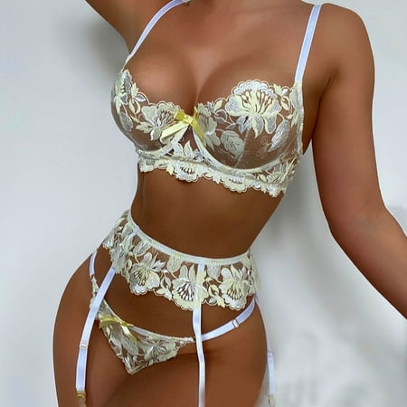 SBYOJLPB Lingerie Sets Plus Size Fashion Women Sexy Lace Underwear Pajamas Embroidered Ladies Intimates Set Rollbacks
SBYOJLPB Lingerie Sets Plus Size Fashion Women Sexy Lace Underwear Pajamas Embroidered Ladies Intimates Set Rollbacks