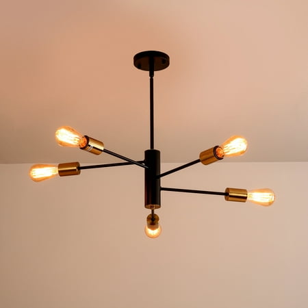 Briignite Black and Gold 5-Light Sputnik Chandelier.Modern Farmhouse Pendant Lighting Fixture for Living Room Kitchen Bedroom Dining Room and Farmhouse
Briignite Black and Gold 5-Light Sputnik Chandelier.Modern Farmhouse Pendant Lighting Fixture for Living Room Kitchen Bedroom Dining Room and Farmhouse