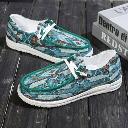Women‘s Geometric Print Canvas Shoes Low Top Lace Up Round Toe Casual Shoes Women‘s Comfy Walking Shoes
Women‘s Geometric Print Canvas Shoes Low Top Lace Up Round Toe Casual Shoes Women‘s Comfy Walking Shoes