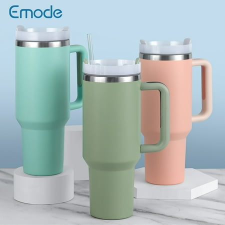 Emode 40oz Stainless Steel Insulated Coffee Mug with Handle Multipurpose Reusable Travel Cup Machine Washable Tumbler - 1 Pack
Emode 40oz Stainless Steel Insulated Coffee Mug with Handle Multipurpose Reusable Travel Cup Machine Washable Tumbler - 1 Pack