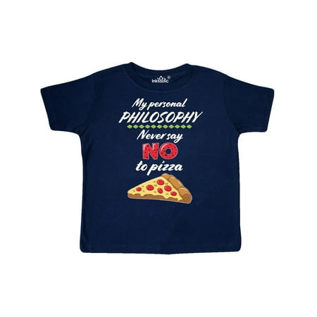 Inktastic My Personal Philosophy Never Say No to Pizza Gift Toddler Boy or Toddler Girl T-Shirt
Inktastic My Personal Philosophy Never Say No to Pizza Gift Toddler Boy or Toddler Girl T-Shirt
