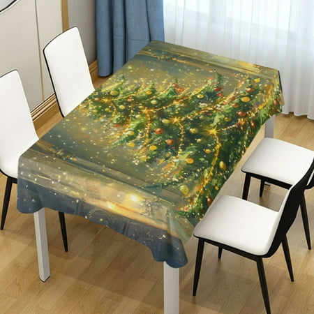 ALAZA Christmas Golden Tree Rectangle Tablecloth Tablecover Dinning Table Cloth 54 x72
ALAZA Christmas Golden Tree Rectangle Tablecloth Tablecover Dinning Table Cloth 54 x72