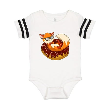 Inktastic Fox Funny Donut Lover Gift Baby Boy or Baby Girl Bodysuit