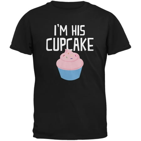 I'm His Cupcake Black Adult T-Shirt