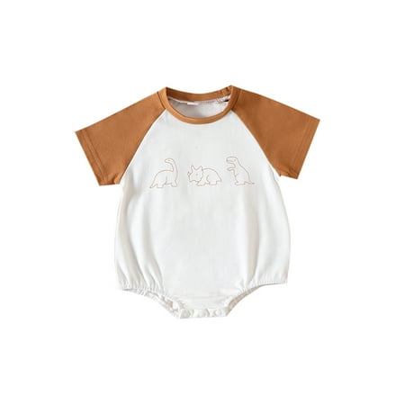 Frontwalk Newborn Bodysuit Crew Neck Jumpsuit One Piece Onesies Travel Casual Bodysuits Short Sleeve Playsuit Dark Brown 70cm
Frontwalk Newborn Bodysuit Crew Neck Jumpsuit One Piece Onesies Travel Casual Bodysuits Short Sleeve Playsuit Dark Brown 70cm
