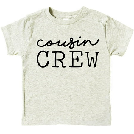 Cousin Crew Cursive T-Shirts and Bodysuits for Baby and Toddler Fun Family Matching Outfits Natural Heather Shirt 5-6
Cousin Crew Cursive T-Shirts and Bodysuits for Baby and Toddler Fun Family Matching Outfits Natural Heather Shirt 5-6