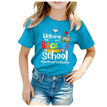 UFOUND Toddler Kids T-Shirts Back To School Season Printed O-Neck Casual Short Sleeve Top T Shirt Child Infants Tee Leisure Dailywear
UFOUND Toddler Kids T-Shirts Back To School Season Printed O-Neck Casual Short Sleeve Top T Shirt Child Infants Tee Leisure Dailywear