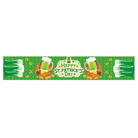 QILIN Irish Day Table Runner Colorful Print Washable Exquisite Cartoon Pattern Green Party Decoration Different Styles Heat-resistant Party Tablecloth Party Favors
QILIN Irish Day Table Runner Colorful Print Washable Exquisite Cartoon Pattern Green Party Decoration Different Styles Heat-resistant Party Tablecloth Party Favors