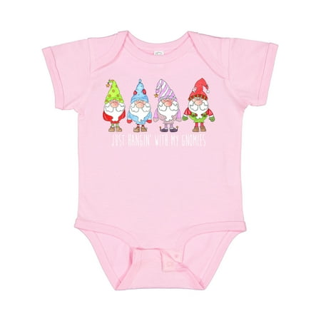 Inktastic Christmas Hangin with My Gnomies Gift Baby Boy or Baby Girl Bodysuit
