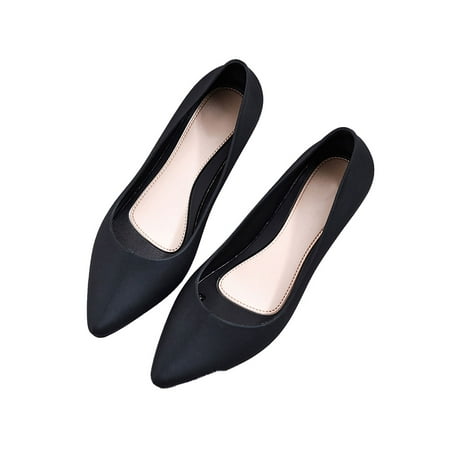 Woobling Womens Rain Shoe Slip On Work Shoes Low Wedge Heel Wedges Ladies Pumps Non-Slip Flats Pointed Toe Casual Black 8.5
Woobling Womens Rain Shoe Slip On Work Shoes Low Wedge Heel Wedges Ladies Pumps Non-Slip Flats Pointed Toe Casual Black 8.5