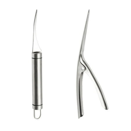 304 Stainless Steel Shrimp Wire Knife Kitchen Tool for Cleaning Shrimp Intestines Peeling Shrimp Shells and Peeling Shrimp Equipment
304 Stainless Steel Shrimp Wire Knife Kitchen Tool for Cleaning Shrimp Intestines Peeling Shrimp Shells and Peeling Shrimp Equipment