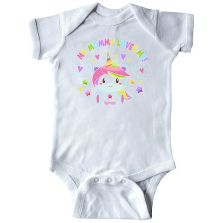 Inktastic My Mommy Loves Me with Cute Rainbow Unicorn Gift Baby Boy or Baby Girl Bodysuit
Inktastic My Mommy Loves Me with Cute Rainbow Unicorn Gift Baby Boy or Baby Girl Bodysuit