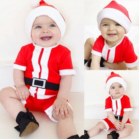 DENGDENG Baby Unisex Chirstmas Rompers Short Sleeve Outfits Hat Summer Newborn Infant Jumpsuit 0M-18M
DENGDENG Baby Unisex Chirstmas Rompers Short Sleeve Outfits Hat Summer Newborn Infant Jumpsuit 0M-18M