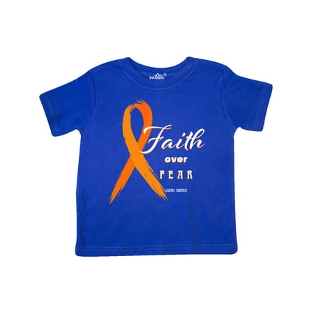 Inktastic Faith over Fear Leukemia Awareness with Orange Ribbon Gift Toddler Boy or Toddler Girl T-Shirt
Inktastic Faith over Fear Leukemia Awareness with Orange Ribbon Gift Toddler Boy or Toddler Girl T-Shirt