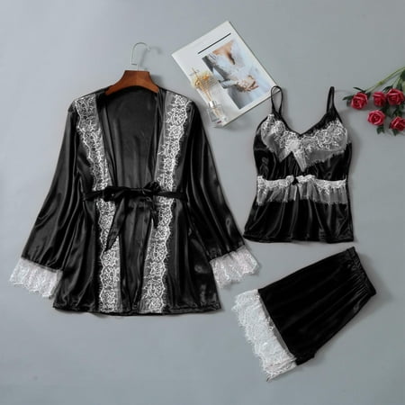 Cathalem Plaid Suit Jacket Pajamas Sleeve Long Satin Robe Women Sling Set Lace Sleepwear plus Size Jumpsuits for Women Pants Black Medium
Cathalem Plaid Suit Jacket Pajamas Sleeve Long Satin Robe Women Sling Set Lace Sleepwear plus Size Jumpsuits for Women Pants Black Medium