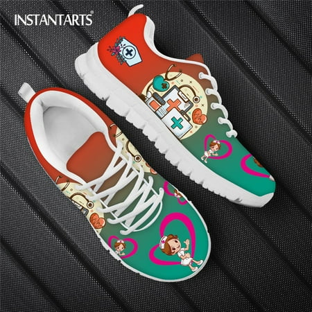 Kawaii Love Nurse Print Casual Shoes For Women Fashion Gradient Sport Sneaker 2021 Breathable Mesh Jogging Shoes Female Flats
Kawaii Love Nurse Print Casual Shoes For Women Fashion Gradient Sport Sneaker 2021 Breathable Mesh Jogging Shoes Female Flats