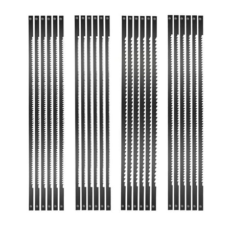 Scroll Saw Blades Fretsaw Blade Scroll Saw Blades Scroll Saw Blades with Pin 10/15/18/24 Teeth Suitable for Woodworking
Scroll Saw Blades Fretsaw Blade Scroll Saw Blades Scroll Saw Blades with Pin 10/15/18/24 Teeth Suitable for Woodworking