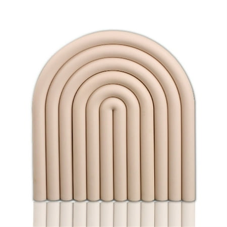 Rainbow-shaped Insulation Coasters Bottles Mats Reusable Heat-resistance Thicken Anti-scalding Placemat Kitchen Accessories Beige
Rainbow-shaped Insulation Coasters Bottles Mats Reusable Heat-resistance Thicken Anti-scalding Placemat Kitchen Accessories Beige