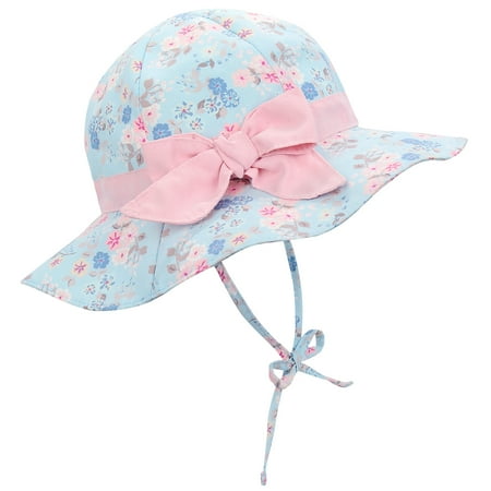 American Trends Baby Sun Hat Toddler Baby Girl Hats UPF 50+ Sun Protection Hat Summer Beach Wide Brim Bucket Caps Sunhat for Baby Girl Infant Kids Powder Blue Bow M
American Trends Baby Sun Hat Toddler Baby Girl Hats UPF 50+ Sun Protection Hat Summer Beach Wide Brim Bucket Caps Sunhat for Baby Girl Infant Kids Powder Blue Bow M