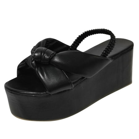 GNEIKDEING Summer Women Ladies Wedge Platform Sandals Casual Peep Toe Knotbow Slip On Shoes Gift on Clearance
GNEIKDEING Summer Women Ladies Wedge Platform Sandals Casual Peep Toe Knotbow Slip On Shoes Gift on Clearance
