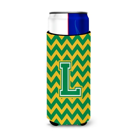 Carolines Treasures CJ1059-LMUK Letter L Chevron Green and Gold Ultra Beverage Insulators for slim cans Slim Can
Carolines Treasures CJ1059-LMUK Letter L Chevron Green and Gold Ultra Beverage Insulators for slim cans Slim Can