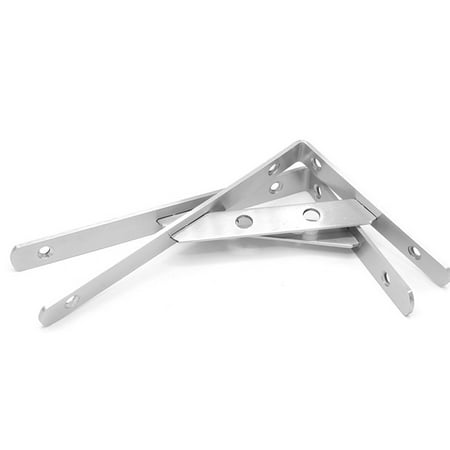 Set of 2 Detachable Triangular Brackets for Supporting Benches Tables and Shelves - Thickened for Extra Strength
Set of 2 Detachable Triangular Brackets for Supporting Benches Tables and Shelves - Thickened for Extra Strength