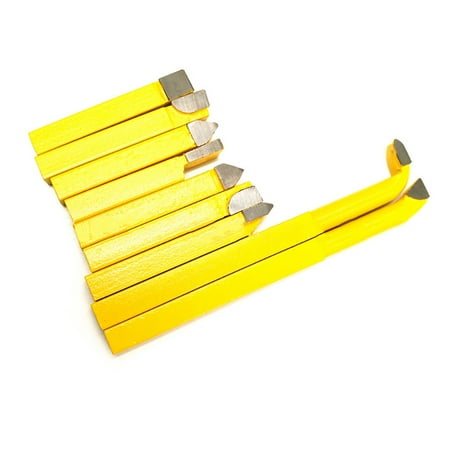 JIZHI 9pcs/Set Carbide Brazed Tip Tipped Lathe Cutter Tools 8x8mm Shank High Hardness Turning Milling Welding Bit
JIZHI 9pcs/Set Carbide Brazed Tip Tipped Lathe Cutter Tools 8x8mm Shank High Hardness Turning Milling Welding Bit
