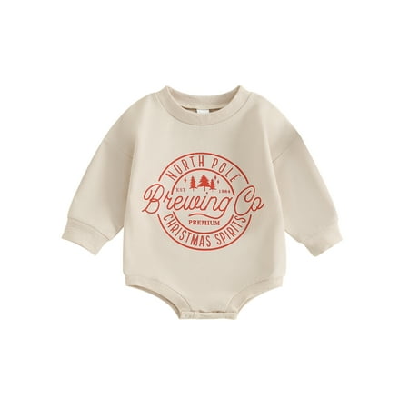 Frobukio Baby Boys Girls Christmas Romper Long Sleeve Crew Neck Print Bodysuit Newborn Playsuit Sweatshirt
Frobukio Baby Boys Girls Christmas Romper Long Sleeve Crew Neck Print Bodysuit Newborn Playsuit Sweatshirt