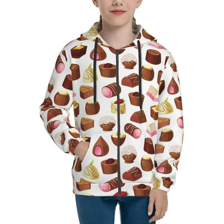 Hoodies for Women Pink Brown Beige Chocolate Print Long Sleeve Sweatshirt Drawstring Zip Up Hoodie with Pockets Teen Girl Clothes
Hoodies for Women Pink Brown Beige Chocolate Print Long Sleeve Sweatshirt Drawstring Zip Up Hoodie with Pockets Teen Girl Clothes