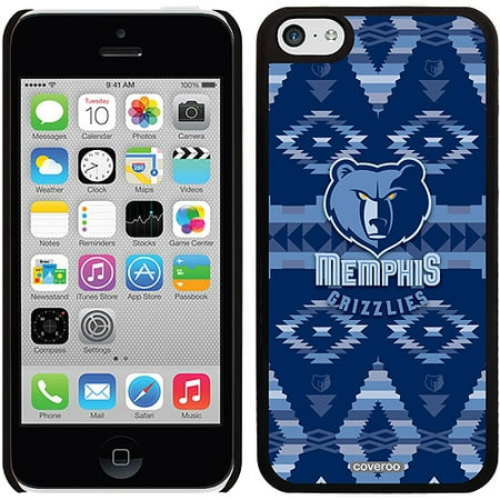 Memphis Grizzlies Tribal Print Design on Apple iPhone 5c Thinshield Snap-On Case by Coveroo