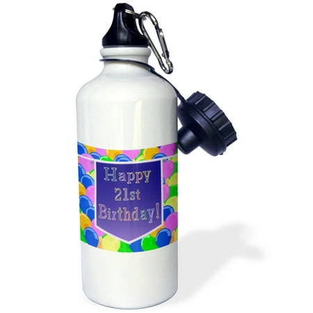 Balloons with Purple Banner Happy 21st Birthday 21 oz Sports Water Bottle wb-173081-1
Balloons with Purple Banner Happy 21st Birthday 21 oz Sports Water Bottle wb-173081-1