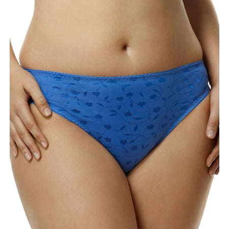 Women s Elila 3405 Jacquard Panty (Cobalt Blue 9X)