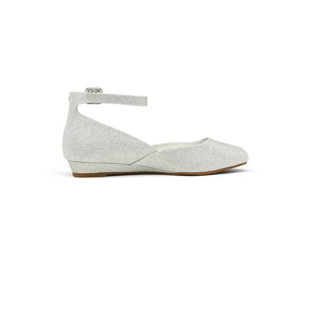 Women‘s Revona Peach Pink Low Wedge Ankle Strap Flats Shoes Women‘s Footwear