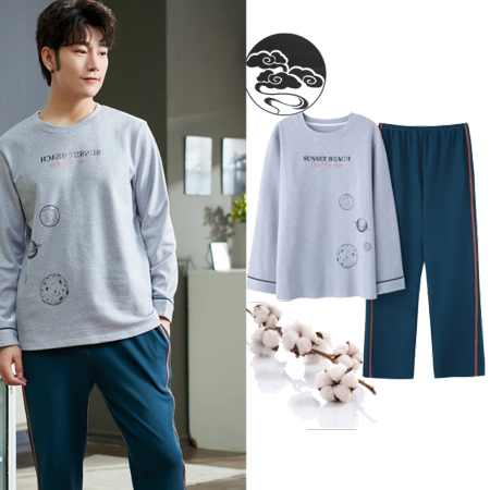 QWZNDZGR Spring Autumn Plus Size L-4XL PJ Cotton Men s Pajamas Letter Cartoon Pajama Sets Casual Lounge Sleepwear Pyjamas Pijama Homewear
QWZNDZGR Spring Autumn Plus Size L-4XL PJ Cotton Men s Pajamas Letter Cartoon Pajama Sets Casual Lounge Sleepwear Pyjamas Pijama Homewear