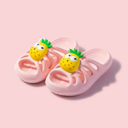 baby boys girls pineapple slides slippers shower bathroom slipper eva sandals