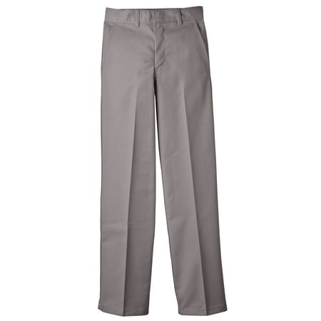 Genuine Dickies Boys 4-20 School Uniform Classic Fit Straight Leg Flat Front Pants