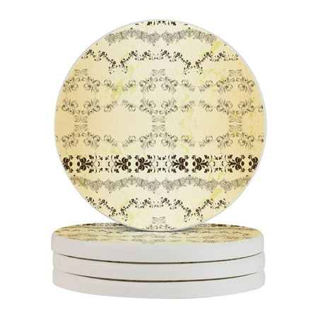 Circular Drink Coasters Set European Floral Border Pattern Beautiful Home Decor Diatomite Heat-Resistant Diatomite Protect Table Countertop
Circular Drink Coasters Set European Floral Border Pattern Beautiful Home Decor Diatomite Heat-Resistant Diatomite Protect Table Countertop