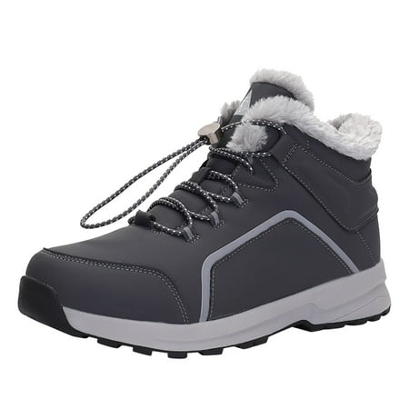 PEASKJP Winter Snow Boots for Men Mens Winter Snow Boots Shoes Warm Anti-Slip Ankle Hiking Skiing Boots (Grey 10)
PEASKJP Winter Snow Boots for Men Mens Winter Snow Boots Shoes Warm Anti-Slip Ankle Hiking Skiing Boots (Grey 10)