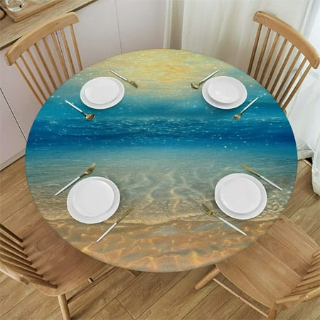 Patifu Sunset Beach Round Table Cover Stain Resistant Washable Indoor Outdoor Tablecloth Kitchen Dining Wedding Parties 100% Polyester Fiber 42-46
Patifu Sunset Beach Round Table Cover Stain Resistant Washable Indoor Outdoor Tablecloth Kitchen Dining Wedding Parties 100% Polyester Fiber 42-46