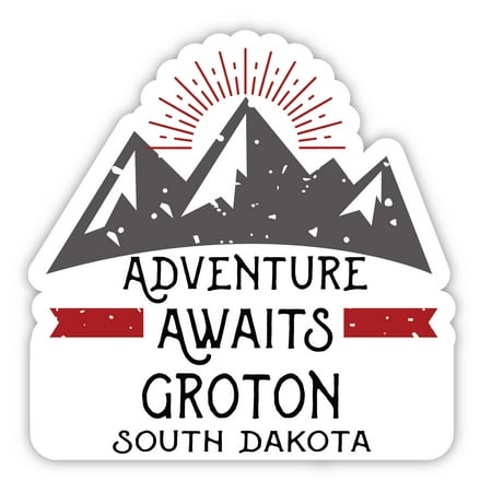 Groton South Dakota Souvenir 4-Inch Magnet Adventure Awaits Design